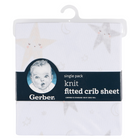 Gerber Childrenswear Knit Crib Sheet - Celestial - Stars-Our essentials have been independently certified with STANDARD 100 by OEKO-TEX  so that you don’t have to worry about harmful substances