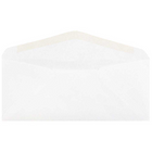 JAM Paper Enveloppes commerciales no 10, 4,125 x 9,5 po, blanc, 1000/paquet (35532B)-Blanc