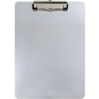 JAM Paper® - Planchette à pince en aluminium, 9 po x 13 po, argent, (331ALCsi)-Argent