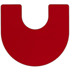 Flash Furniture – Table mobile en fer à cheval, hauteur ajustable, surface de 60 x 66 po, rouge (XUA6066HRSRDTAC)-Table en fer à cheval pour activités de groupe