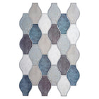 CTG Brands – Carreaux muraux autocollants, festonnés, 11,8 po x 7,8 po, sarcelle/gris, paq./6-11,8 larg. x 7,8 haut. (po)