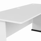 Bush Business Furniture - Bureau d'ordinateur 72 po l Studio A - blanc/blanc-Conçu judicieusement pour un maximum de stabilite, le bureau est offert avec du materiel de fixation murale