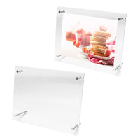 Futech CTS0215 - Support en acrylique, 6-1 / 2 "x 8-1 / 2" x 2-1 / 4 ", transparent, 10 / paquet-Taille du cadre: 6-1 / 2 "x 8-1 / 2" x 2-1 / 4 "