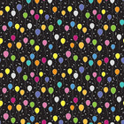 Millbrook Studios Birthday Flat Wrap, Balloons, 12 Pack (57049)-Each sheet is 19" x 27"