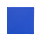 Flash Furniture 24" Square Blue Plastic Height Adjustable Activity Table-1.5'' Thick Textured Blue Plastic Table Top