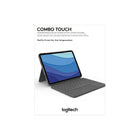Logitech Combo Touch Backlit Keyboard Case for Apple 11" iPad Pro (1st/2nd/3rd Gen) - Oxford Grey-Backlit, laptop-like keyboard: Backlit keys auto-adjust to your environment with 16 levels of brightness and a full row of iPadOS shortcut keys provide one-tap access to volume controls and more