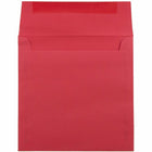 JAM Paper Enveloppes carrées avec fermeture gommée, 6 1/2 x 6 1/2 po, rouge, 1000/paquet-Taille : 6 1/2 x 6 1/2 po
