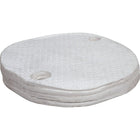 Zenith Safety Drum Cover Absorbent Pads - 25 Pack-Diameter: 22"