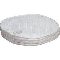 Zenith Safety Drum Cover Absorbent Pads - 25 Pack-Diameter: 22"