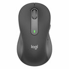 Logitech Signature M650 L Left Wireless Mouse - Graphite-Left handed design: This comfortable full size mouse is designed for larger hands, for the optimal fit for left handed users