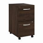 Bush Business Furniture - Classeur mobile à 2 tiroirs Studio C - noyer noir-Le classeur mobile à 2 tiroirs est expedie entierement assemble pour vous faciliter la tâche